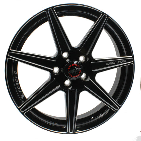 Race Star 72 ValStar 17x4.5 / 5x4.75BC / 2BS / 3.072in CB / Black w/Machined Accents Wheel