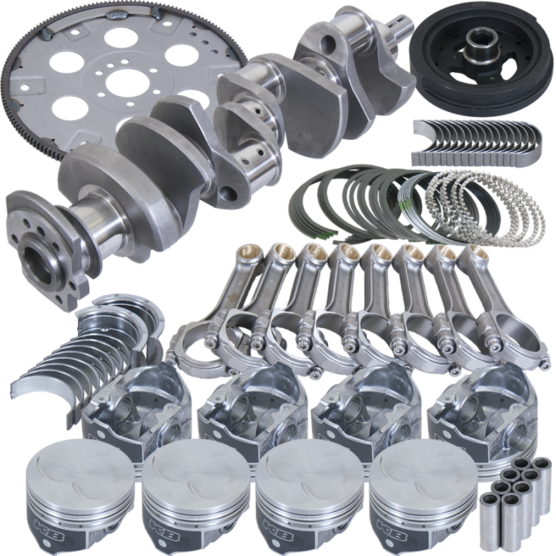 Eagle Chevy 400 3.750in Crank 5.700in I-Beam Rods -7cc Flat Top 4.165in Pistons Balanced Assembly