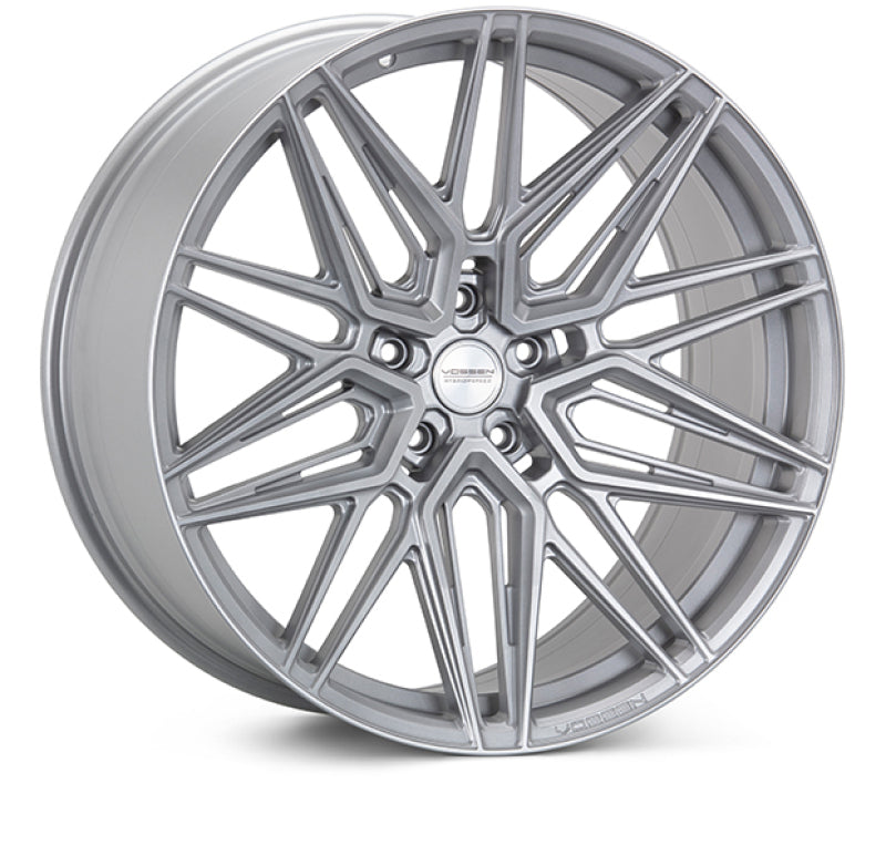 Vossen HF-7 19x10 / 5x120 / ET28 / 70.3 / Deep - Satin Silver Wheel