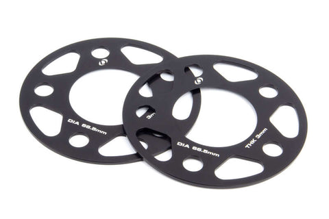 Dinan Wheel Spacers - 5x112 - 66.5mm CB - 3mm Thick (Set of 2)