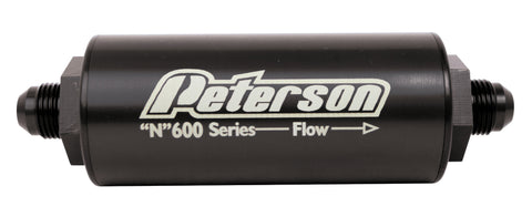 Peterson Fluid Systems Fuel Filter -6AN 60 Micron