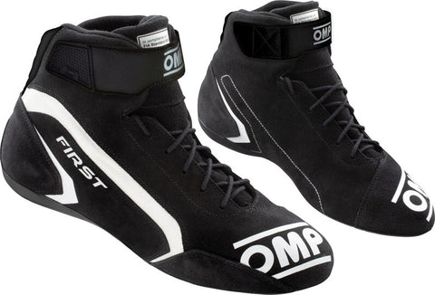 OMP FIRST SHOES FIA 8856-2018 NAVY BLUE / ORANGE SZ 42