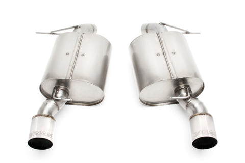 Dinan 07-11 BMW 335i/335xi (E90) Free Flow Axleback Exhaust System - Polished Tips