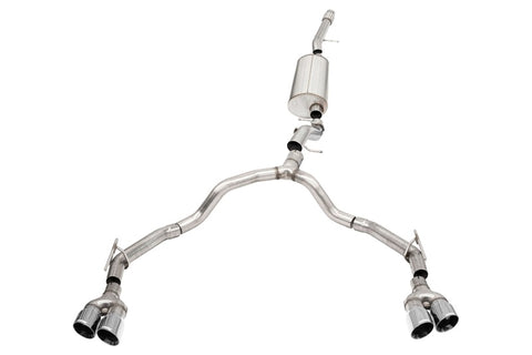Corsa 2021-2025 Suburban/GMC Yukon XL 6.2L 4WD Dual Rear 3/2.75in Sport Cat-Back DW 4in Pol Tips