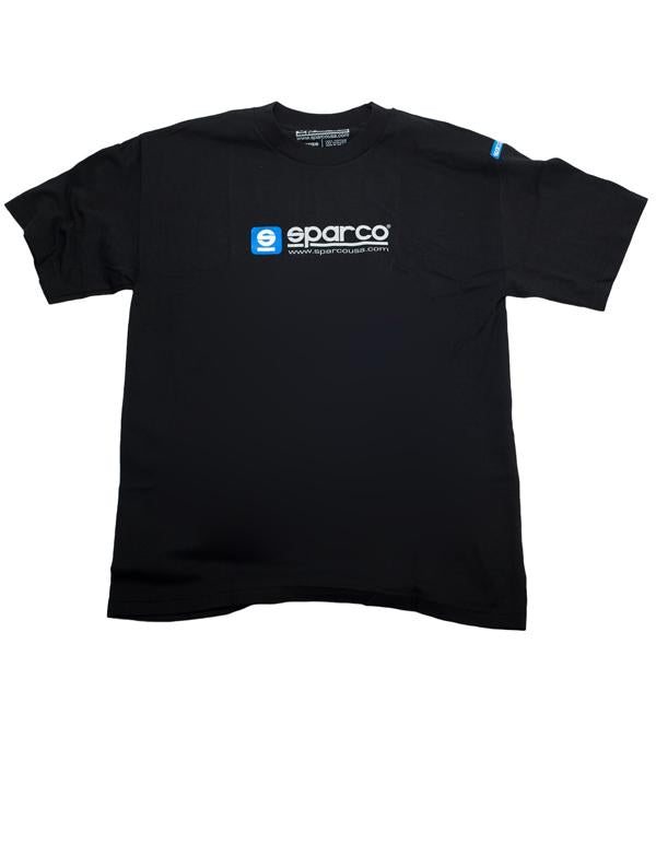 Sparco T-Shirt WWW Tri Black XLrg