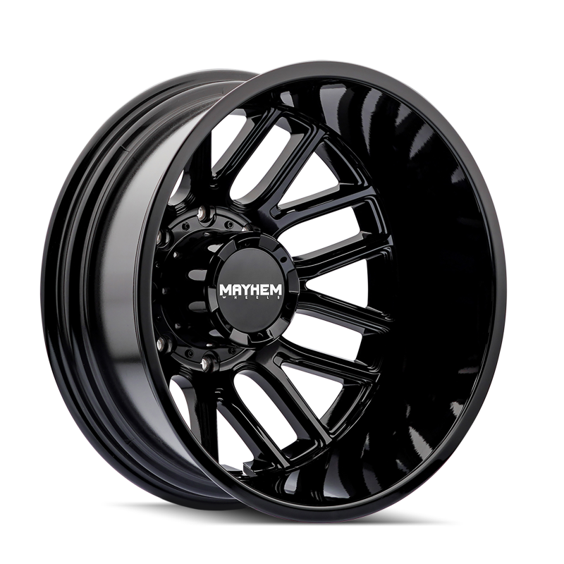 Mayhem 8107D Cogent Dually 20x8.25 / 8x165.1 BP / -192mm Offset / 121.3mm Hub Gloss Black Wheel