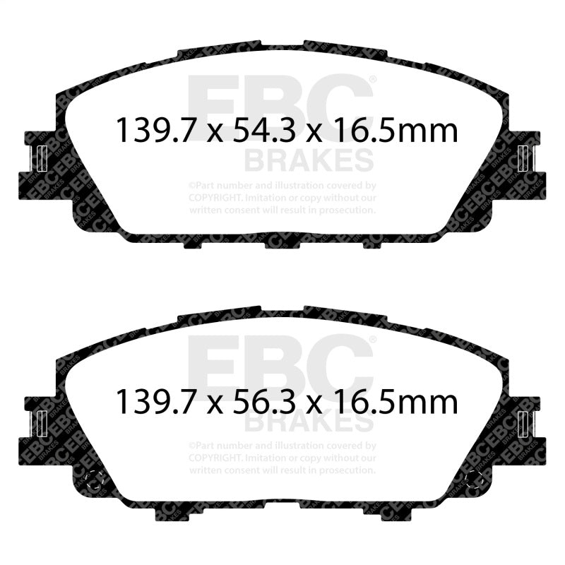 EBC 2019+ Toyota Corolla Hatchback Ultimax Front Brake Pads