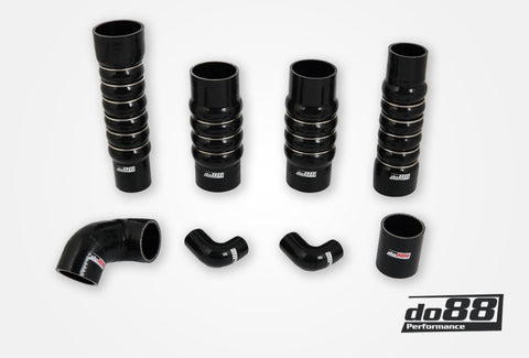 do88 00-02 Audi RS4 Quattro 2.7L BiTurbo (B5) Pressure Hoses - Black