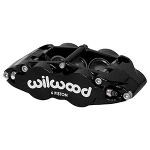 Wilwood Caliper Narrow Superlite 6R LH Black 1.62in / 1.12in / 1.12in Pistons 1.10in Disc