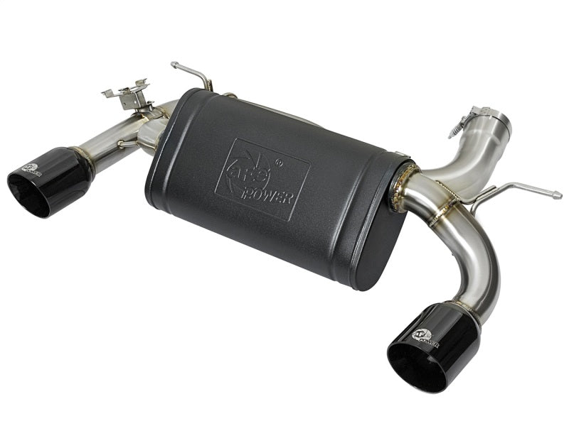 aFe MACH Force XP Exhausts Axle-Back 12-15 BMW 335i 3.0T (SS w/Black Tips)