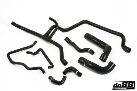 do88 90-96 BMW 320/325 2.0L/2.5L (E36) Coolant Hoses - Black