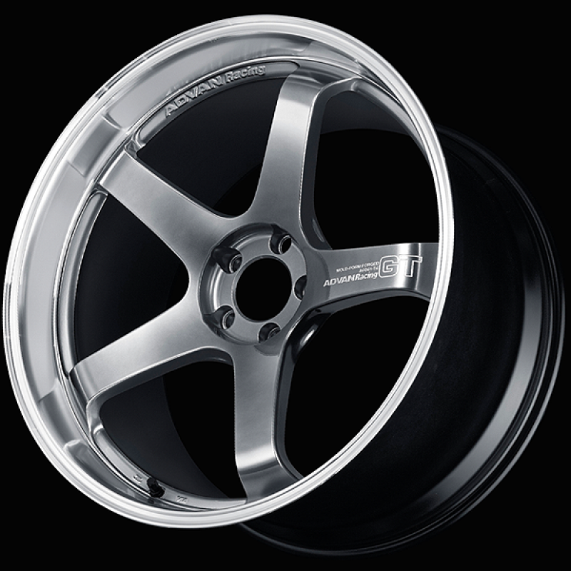 Advan GT Premium Version 21x12.0 / +45 ET / 5x120 / 70.1mm Bore / Machining and Hyper Platinum Black