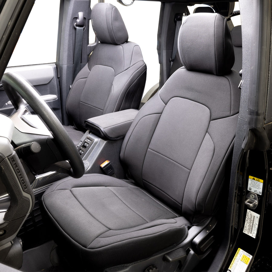 I-Line Seat Cover Set Blk Neoprene