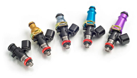 Injector Dynamics 1340cc Injectors - 60mm Length - 14mm Purple Top - Denso Lower Cushion (Set of 6)