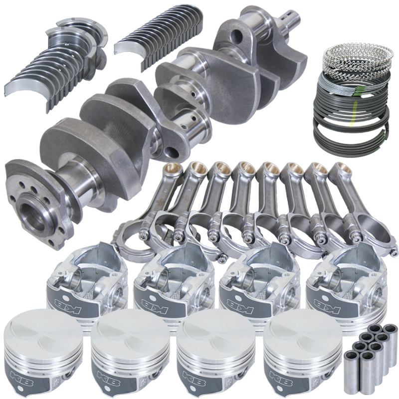 Eagle Chevy 350 3.480in Crank 5.700in I-Beam Rods -7cc Flat Top 4.000in Pistons Rotating Assembly
