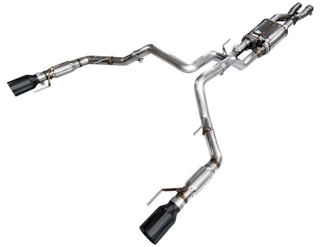 AWE Tuning Gen 3 Ford Raptor SwitchPath Exhaust - Diamond Black Tips