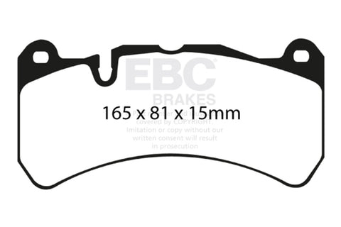 EBC Racing 07-08 Ferrari 430 Scuderia 4.3L RP-X Front Brake Pads