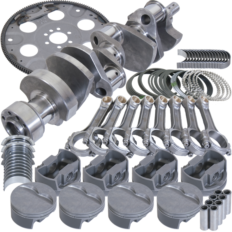 Eagle Chevy LT1350 1Pc 3.750in Crank 5.700in I-Beam 4.060in Pistons 153 Tooth FP Balanced Assembly