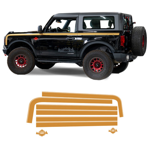 IAG BOSS Style Vinyl Stripe Kit 2 Door