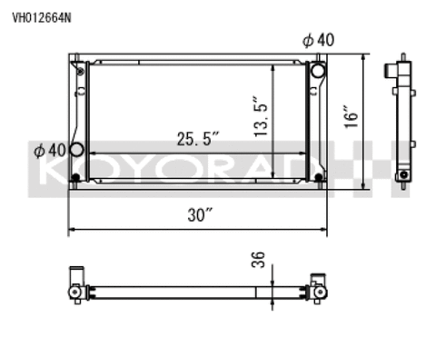 Koyo 13-20 Scion FR-S / Subaru BRZ 2.0L / 22+ Toyota GR86 / Subaru BRZ 2.4L (MT/AT) Radiator