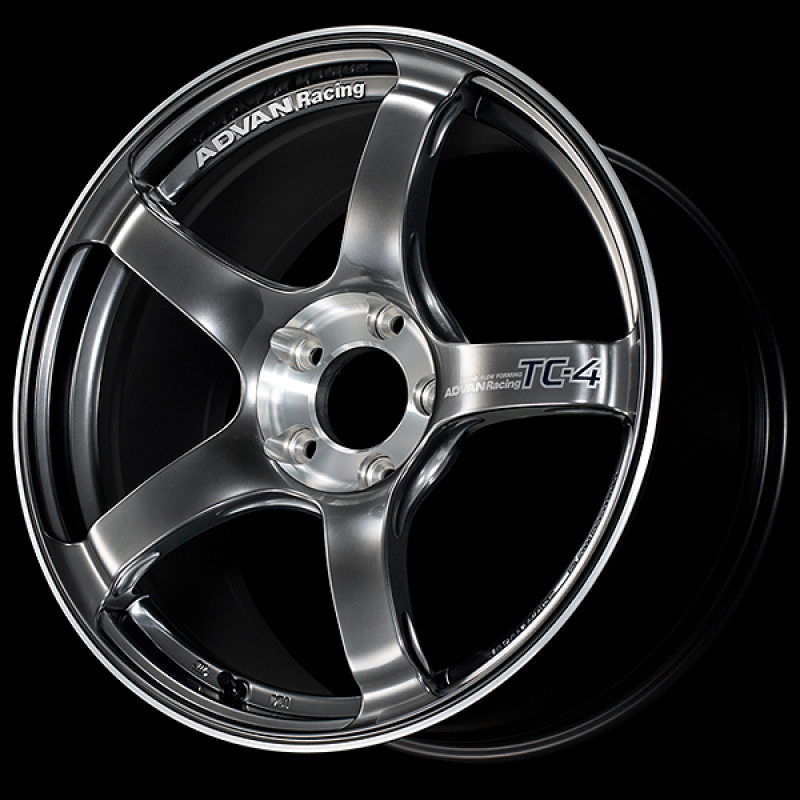 Advan TC-4 SE 18x9.5 / +35 Offset / 5x114.3 / 73mm Bore / Racing Hyper Black and Diamond Cut