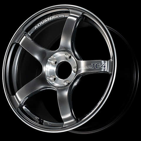 Advan TC-4 SE 18x8.0 / +45 Offset / 5x114.3 / 73mm Bore / Racing Hyper Black and Diamond Cut