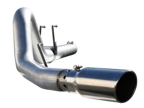 aFe MACH Force XP Exhaust Large Bore 5in DPF-Back SS 13-15 Dodge Trucks L6-6.7L (td) *Black Tip