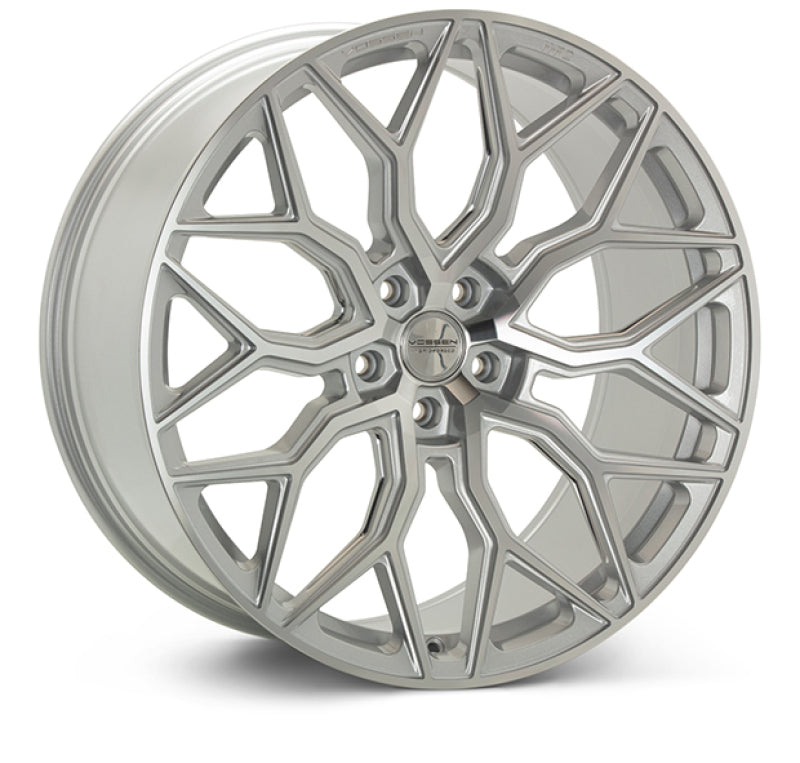 Vossen HF-2 24x10 / 5x120 / ET32 / 72.56 / Deep - Silver Polished Wheel