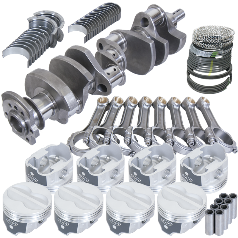 Eagle Chevy 350 3.750in Int Balance Crank 5.700in I-Beam Rod -10cc 4.030in Pistons Rotating Assembly