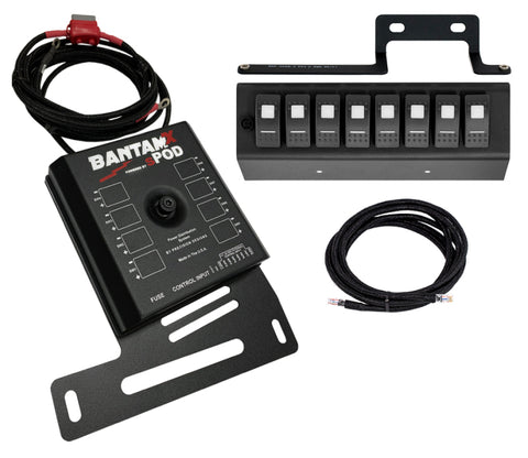 sPOD 09-18 Jeep Wrangler JK BantamX w/Green LED Switch Panel