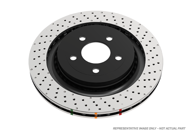 DBA 11-13 BMW 1 Series M Rear 4000 Series Drilled Rotors