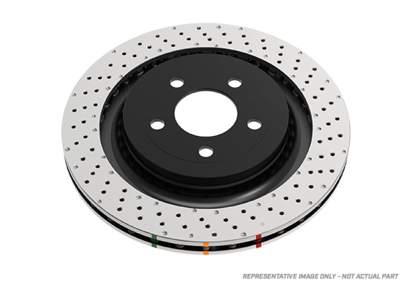DBA 2018+ Hyundai I30 N Performance Rear Cross Drilled/Dimpled 4000 Series Rotor