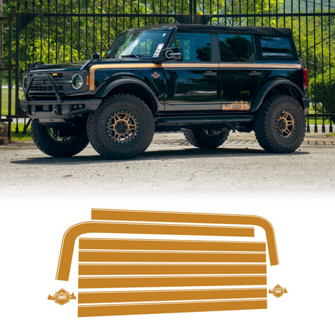 IAG BOSS Style Vinyl Stripe Kit 4 Door
