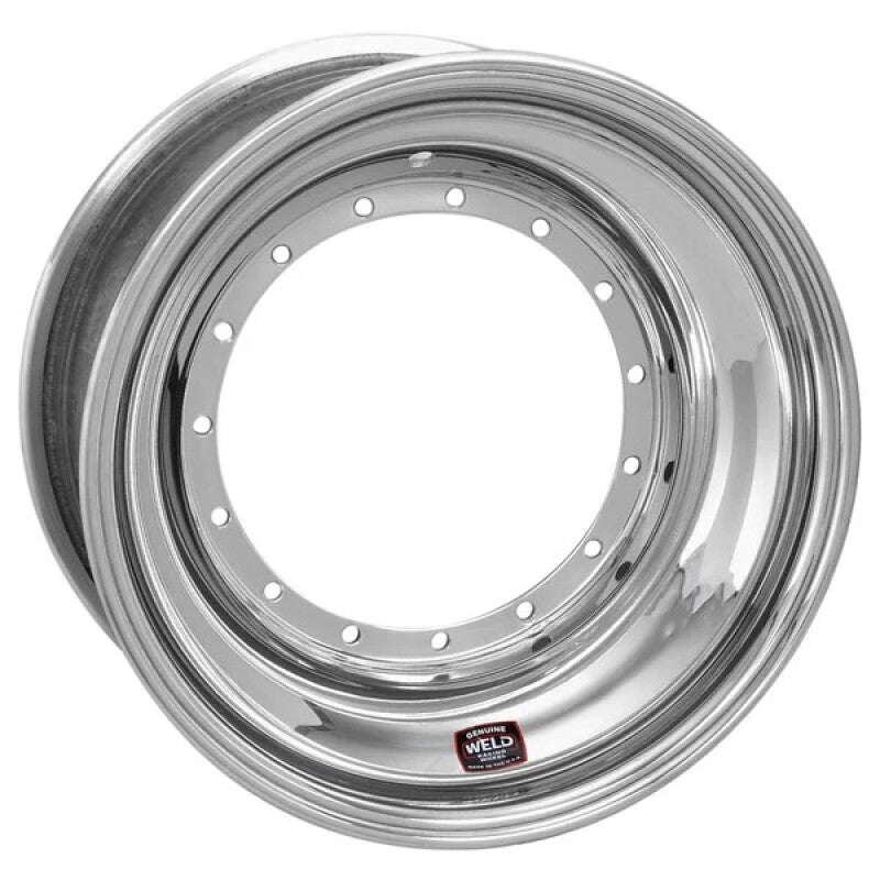 Weld Sprint Direct Mount 15x7 / 5x9.75 BP / 3in. BS Polished Assembly - No Beadlock