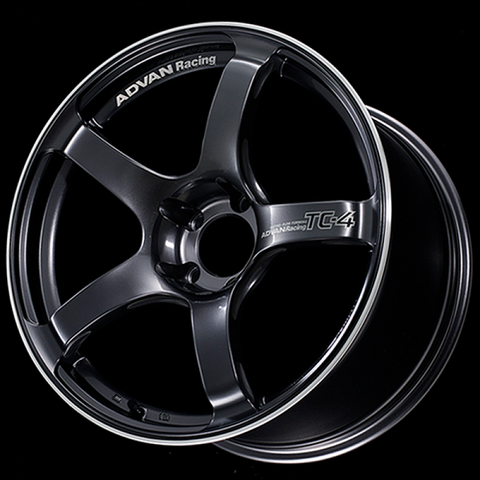 Advan TC4 18x7.5 / +48 Offset / 5x112 / 66.5mm Bore / Racing Gunmetallic and Ring
