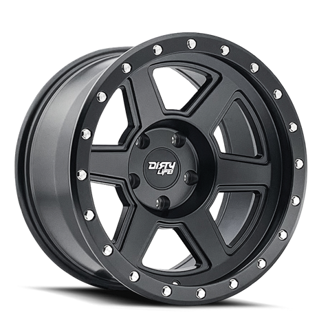 Dirty Life Compound 9315 20x9 / 5x127 BP / -12mm Offset / 78.1mm Hub Matte Black Wheel