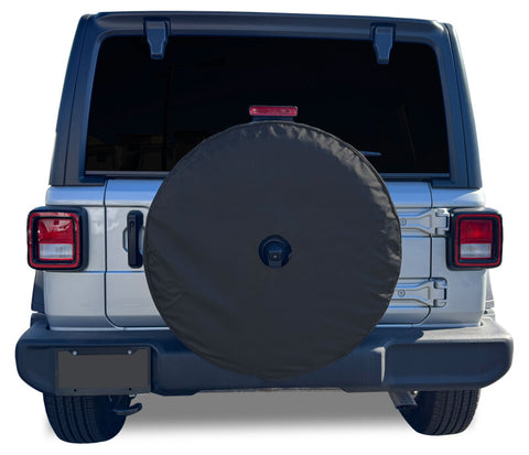 Covercraft Heavy Duty Spare Tire Cover w/ Back Up Camera Opening - 29.5in - 31in x 8.7in - 10in Tire