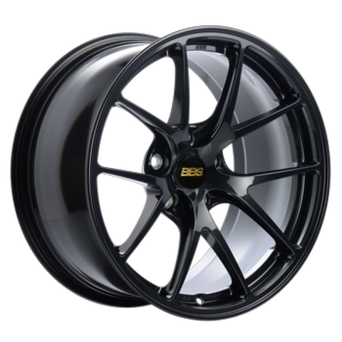 BBS RI-A 18x10.5 / 5x120 ET25 82mm PFS Ring/Clip Required - Metallic Black Subtle Blue Flake