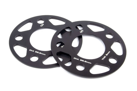 Dinan Wheel Spacers - 5x112 - 66.5mm CB - 5mm Thick (Set of 2)