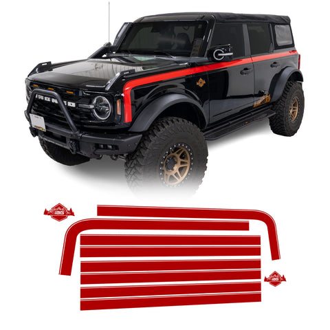 IAG BOSS Style Vinyl Stripe Kit 4 Door