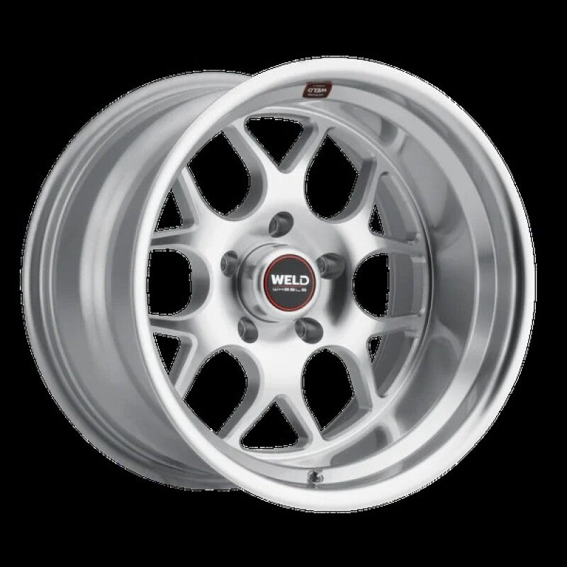 Weld Solana 18x8 / 5x127 BP / ET0 / 78.1mm Bore - Gloss Silver Machined Wheel