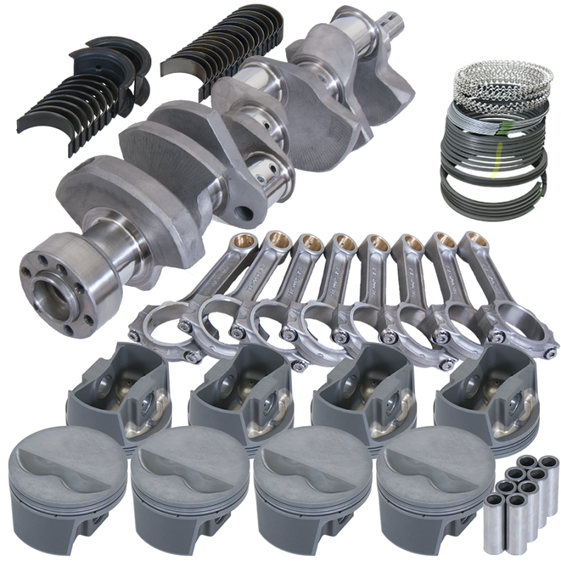 Eagle Chevy LT1 350 1Pc 3.480in Crank 5.700in I-Beam Rods -5cc 4.030in Pistons Rotating Assembly