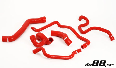 do88 92-97 Opel Calibra 2.0T/89-95 Opel Vectra A 2.0T (C20LET) Coolant Hoses - Red