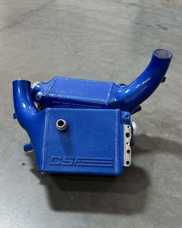 CSF 2025+ BMW G90 M5 / G99 M5 Touring Charge Air Cooler - Marina Bay Blue