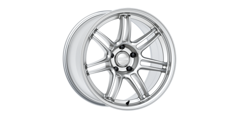 Kansei K17H Seven 18x10.5in / 5x114.3 BP / 22mm Offset / 73.1mm  Bore - Hyper Silver