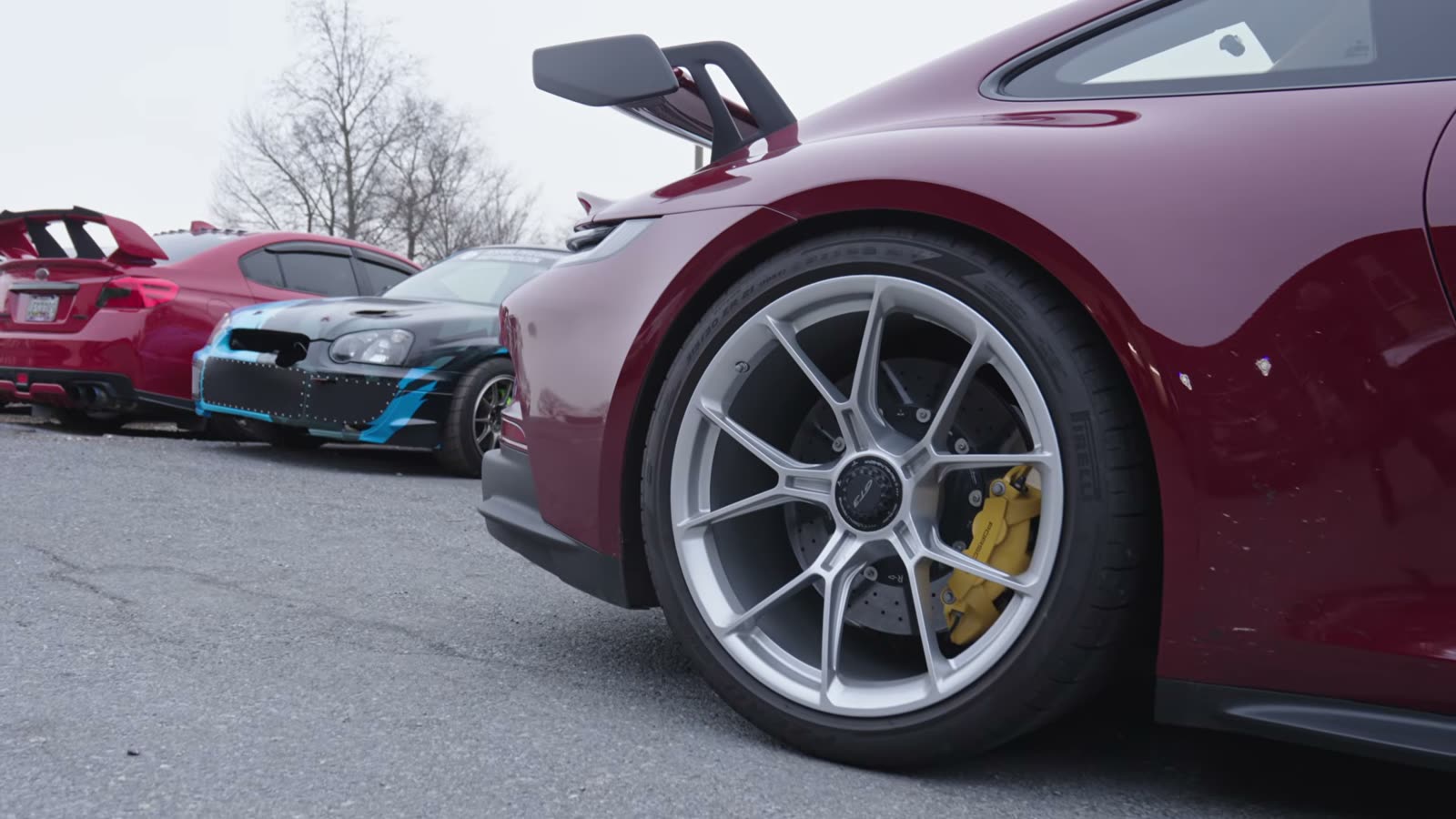 992 GT3 in the shop lot